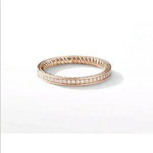 David Yurman Eden Ring Diamonds in 18K Rose Gold